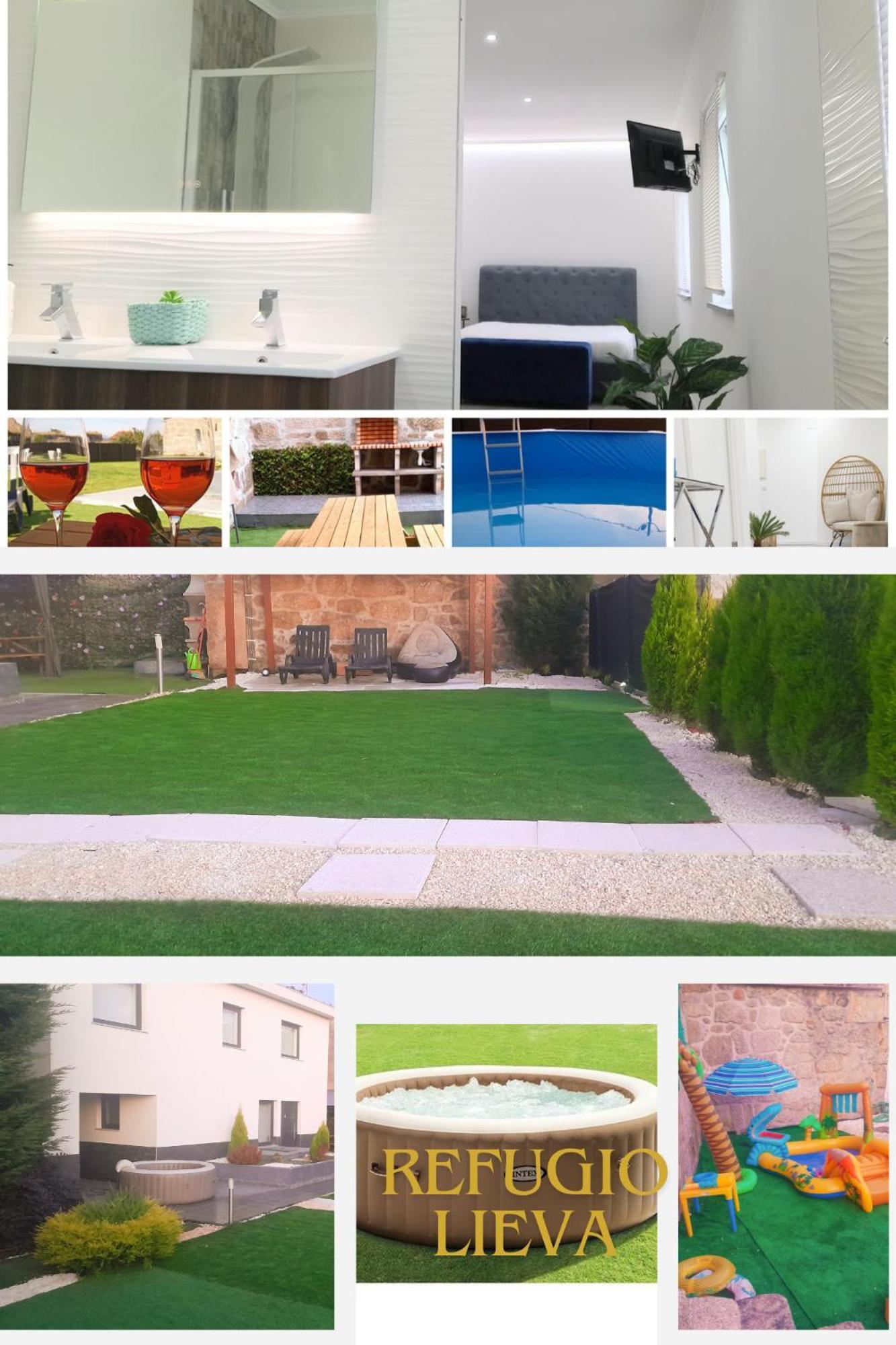 Casa Incrivel Refugio Lieva ,Piscina , Jacuzzi Exterior E Zona Kids Apartment เนลาช ภายนอก รูปภาพ